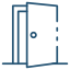 ouverture de porte
